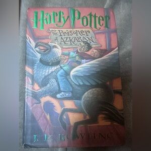Harry Potter and the Prisoner of Azkaban Hardcover - Green & Coral Cover